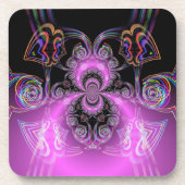 Saturn Herz Getränkeuntersetzer (Vorderseite)