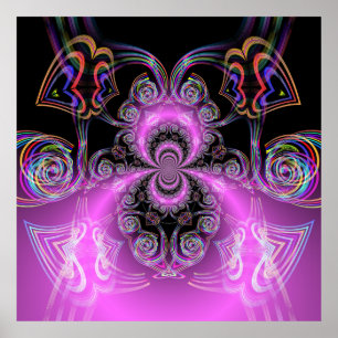 Saturn Herz Poster