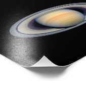 Saturn (Hubble Telescope) Fotodruck (Ecke)