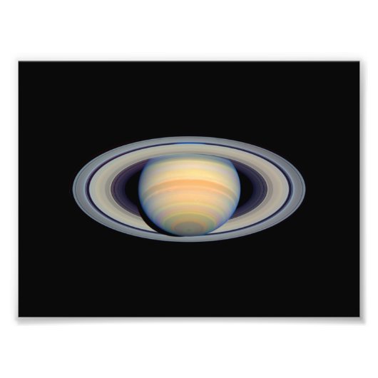 Saturn (Hubble Telescope) Fotodruck (Vorne)