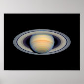 Saturn (Hubble Telescope) Poster (Vorne)