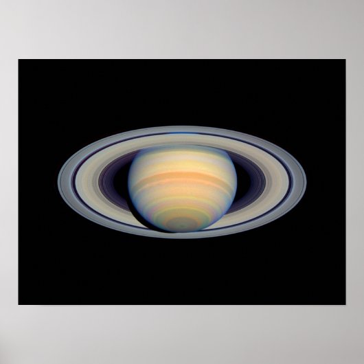 Saturn (Hubble Telescope) Poster (Vorne)