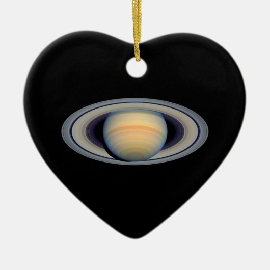 Saturn (Hubble Teleskop) Keramikornament (Vorne)