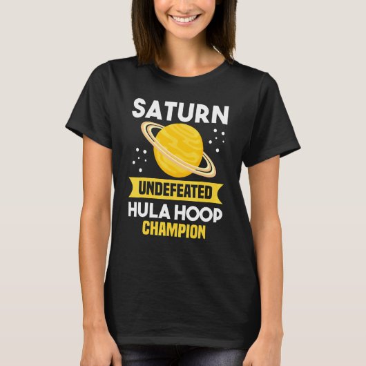 Saturn Hula Hoop Champion Pun Jok T-Shirt (Vorderseite)