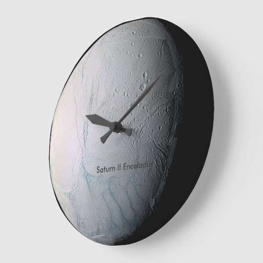 Saturn II Enceladus Große Wanduhr (Winkel)