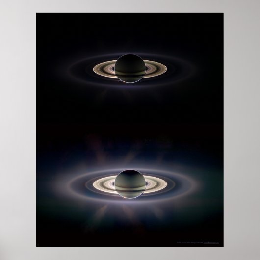 Saturn in Eclipse 16x20 (9x11) Poster (Vorne)