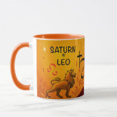 Saturn in Löwe-Tasse Tasse (Links)