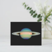 Saturn Infrarot-Image-Postkarten Postkarte (Stehend Vorderseite)