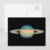 Saturn Infrarot-Image-Postkarten Postkarte (Vorne/Hinten)