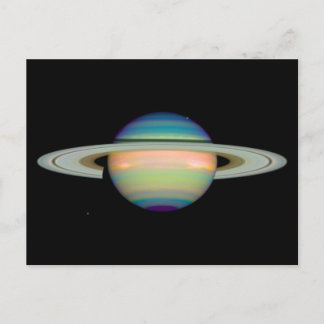 Saturn Infrarot-Image-Postkarten Postkarte