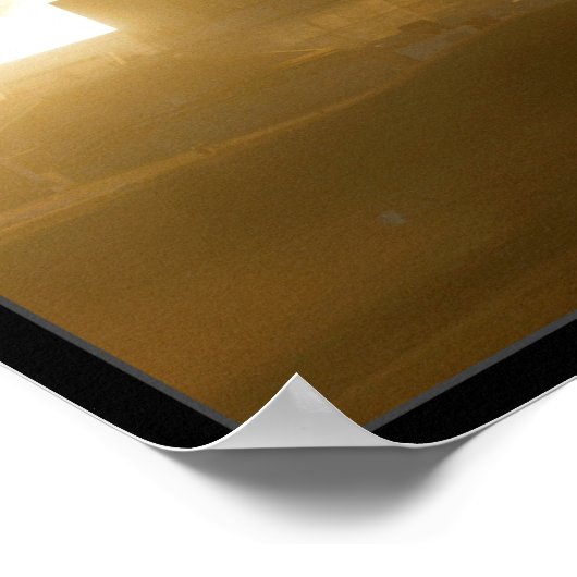 Saturn IV Raketenstart Poster (Ecke)