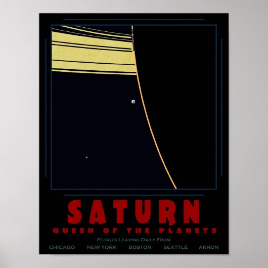 SATURN, Königin des Planeten-Posters Poster (Vorne)