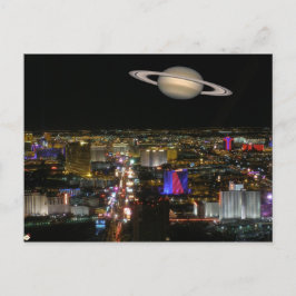 Saturn & Las Vegas Strip Postkarten