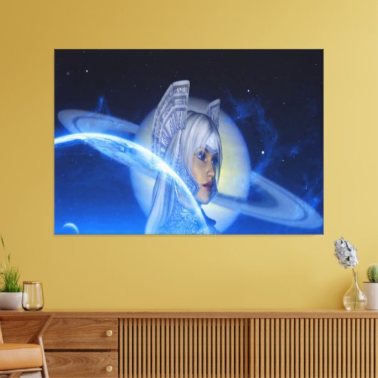 Saturn Leinwanddruck (Insitu (Wohnzimmer))