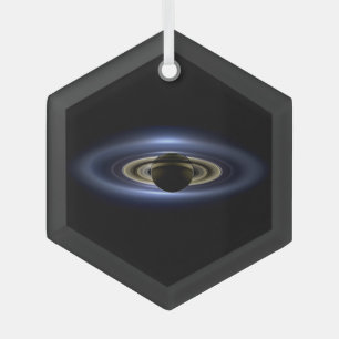 Saturn löste die Sonne aus Cassini    OrbiterCer Ornament Aus Glas