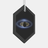 Saturn löste die Sonne aus Cassini    OrbiterCer Ornament Aus Glas (Vorderseite Rechts)