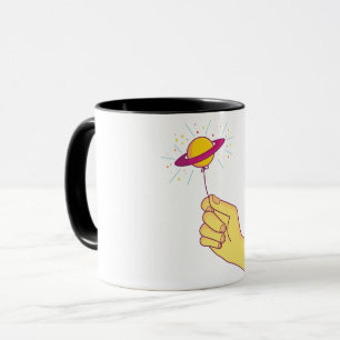 Saturn-Lutscher-Ballon Tasse