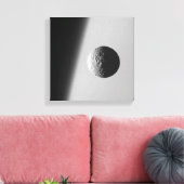 Saturn Mimas Leinwanddruck (Insitu (Wohnzimmer))