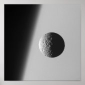 Saturn Mimas Poster (Vorne)