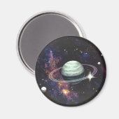 Saturn mit Rings Magnet (Vorderseite/Rückseite)