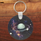 Saturn mit Rings Schlüsselanhänger (Vorderseite)
