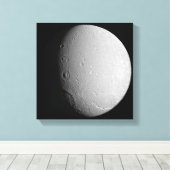 Saturn Mond Dione 2 Leinwanddruck (Insitu (Holzboden))
