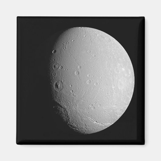 Saturn Mond Dione 2 Magnet (Vorne)