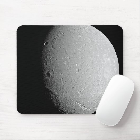 Saturn Mond Dione 2 Mousepad (Mit Mouse)