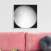 Saturn Mond Dione Leinwanddruck (Insitu (Wohnzimmer))