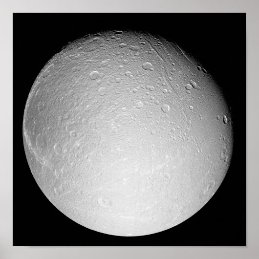 Saturn Mond Dione Poster (Vorne)