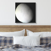Saturn-Mond-Enceladus 2 Leinwanddruck (Insitu (Schlafzimmer))