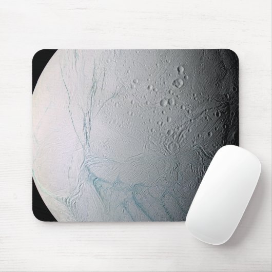 Saturn-Mond-Enceladus 2 Mousepad (Mit Mouse)