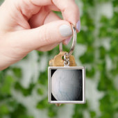 Saturn-Mond-Enceladus 2 Schlüsselanhänger (Hand)