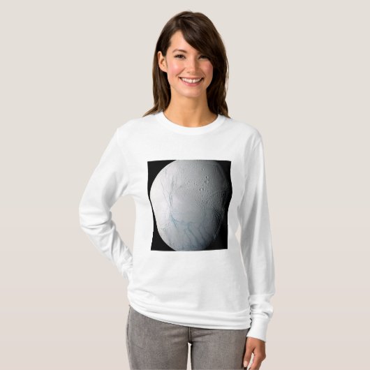 Saturn-Mond-Enceladus 2 T-Shirt (Vorne ganz)