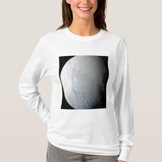 Saturn-Mond-Enceladus 2 T-Shirt (Vorderseite)