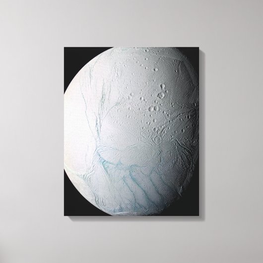 Saturn-Mond-Enceladus 3 Leinwanddruck (Vorderseite)