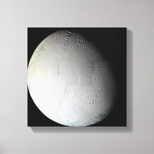 Saturn-Mond-Enceladus 3 Leinwanddruck (Vorderseite)