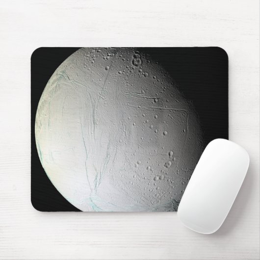 Saturn-Mond-Enceladus 3 Mousepad (Mit Mouse)