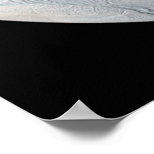 Saturn-Mond-Enceladus 3 Poster (Ecke)