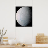 Saturn-Mond-Enceladus 3 Poster (Küche)