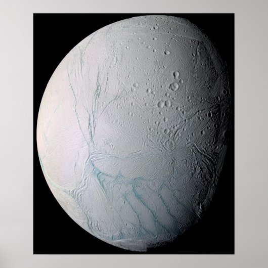Saturn-Mond-Enceladus 3 Poster (Vorne)