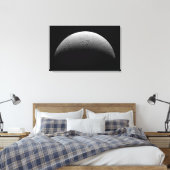 Saturn-Mond-Enceladus 5 Leinwanddruck (Insitu (Schlafzimmer))