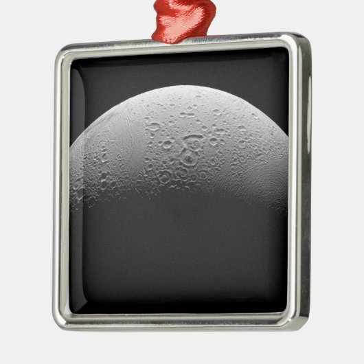 Saturn-Mond-Enceladus 5 Silbernes Ornament (Links)
