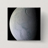 Saturn Mond Enceladus Button (Vorderseite)