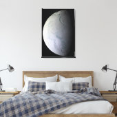 Saturn Mond Enceladus Leinwanddruck (Insitu (Schlafzimmer))