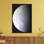 Saturn Mond Enceladus Leinwanddruck (Insitu (Wohnzimmer))