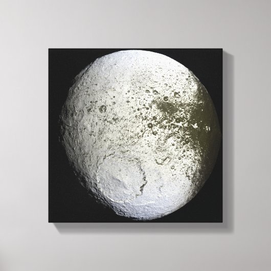 Saturn-Mond-Iapetus 2 Leinwanddruck (Vorderseite)