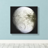 Saturn-Mond-Iapetus 2 Leinwanddruck (Insitu (Holzboden))