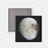 Saturn-Mond-Iapetus 2 Magnet (Vorderseite/Rückseite)