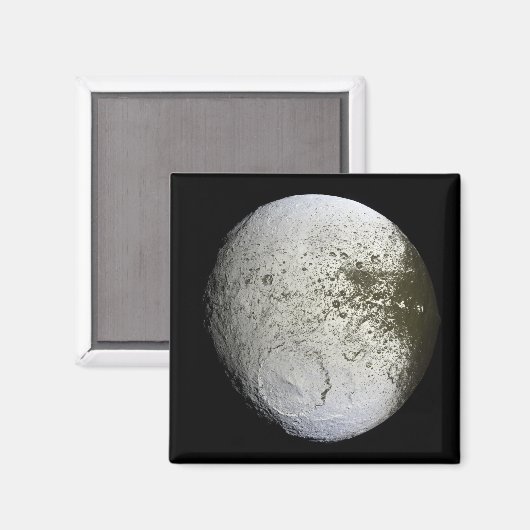 Saturn-Mond-Iapetus 2 Magnet (Vorderseite/Rückseite)